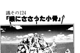 ●議その124 「喉にささった小骨」 표지